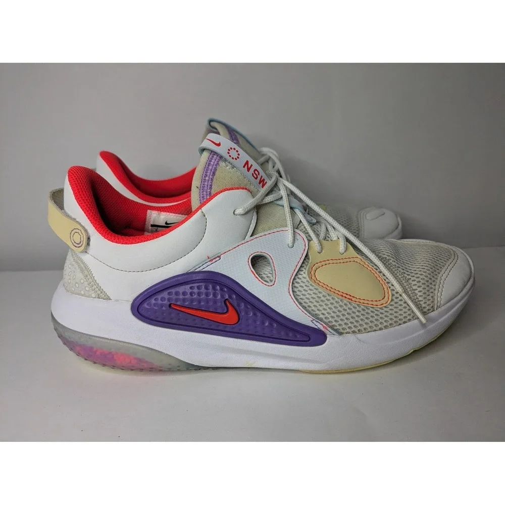 Nike Joyride‎ Men's Shoes CC White Bright Crimson Atomic Sneakers Pre Owned SZ 9